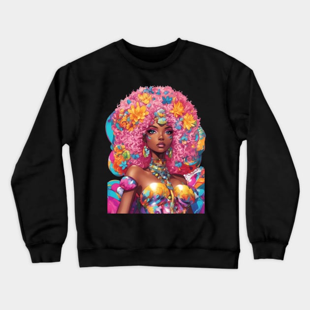 Rainbow Colors Crewneck Sweatshirt by animegirlnft